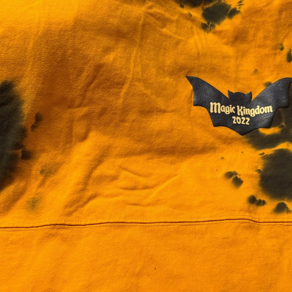 Magic Kingdom 2022 Halloween party Orange Tie-Dye Shirt